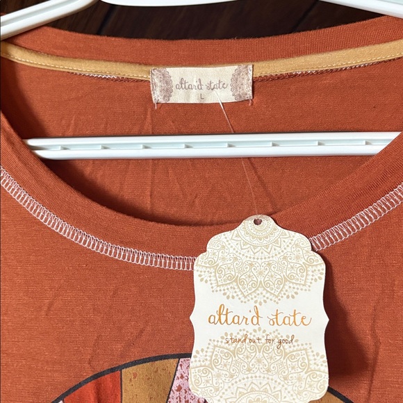 Altar'd State Orange Graphic Tee - Picture 3 of 3